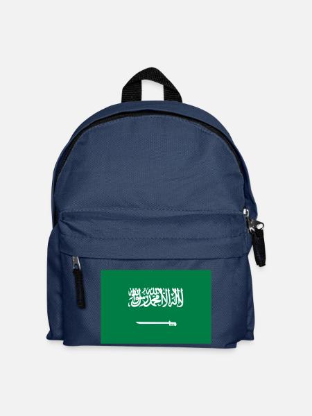 Nationalflagge von Saudi-Arabien - Kinder Rucksack - Navy
