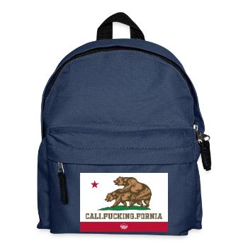 california califuckifornia - Kids' Backpack - navy - Front
