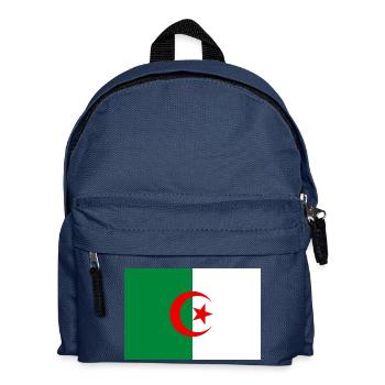 Algerien Flagge - Kinder Rucksack - Navy - Vorne