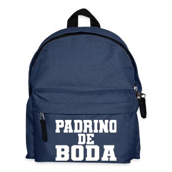 Padrino de Boda, Best Man Wedding Party Groomsmen - Kids' Backpack - navy - Front