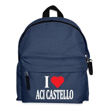 t-shirt J’adore Aci Castello T-shirt Sicilia - Sac à dos Enfant - bleu marine - Devant