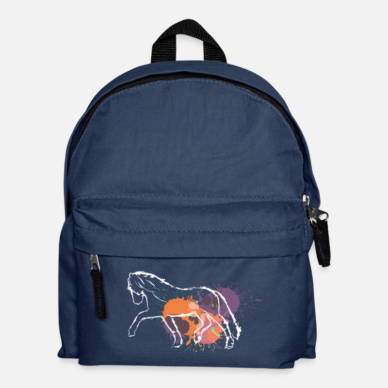 Orange Trot - Kinder Rucksack - Navy