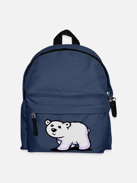 Eisbär - Kinder Rucksack - Navy