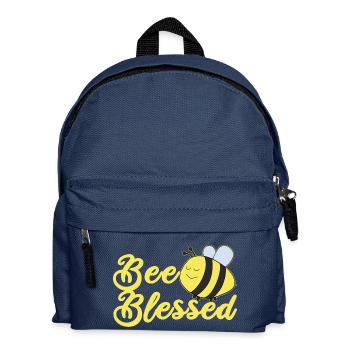 Christliches Motiv Kinder Taufe - Kinder Rucksack - Navy - Vorne