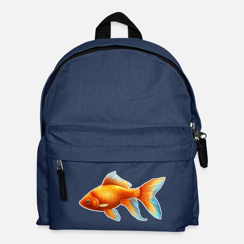 Goldfisch Nr.3 - Kinder Rucksack - Navy