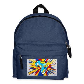 Colour of Africa - Kids' Backpack - navy - Front