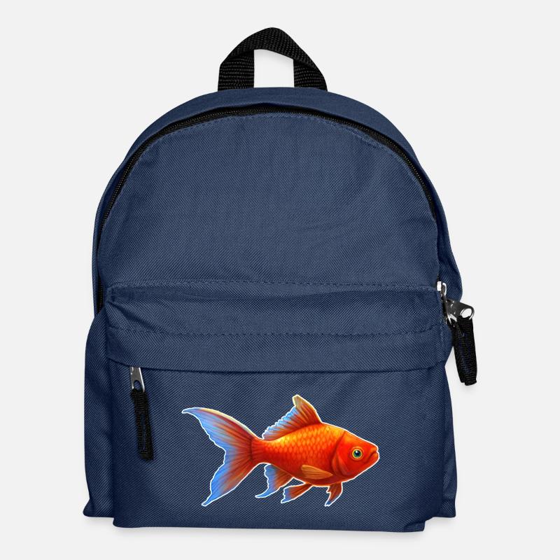 Goldfisch Nr.4 - Kinder Rucksack - Navy