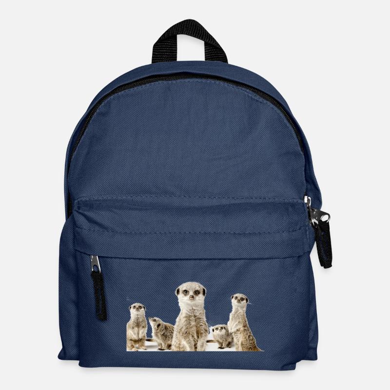 Erdhörnchen - Kinder Rucksack - Navy