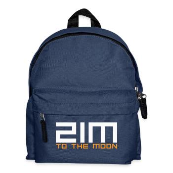 Bitcoin to the Moon - Kinder Rucksack - Navy - Vorne