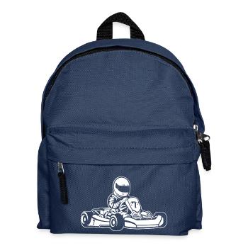 Go-Kart / Go-Cart 01_white - Kids' Backpack - navy - Front