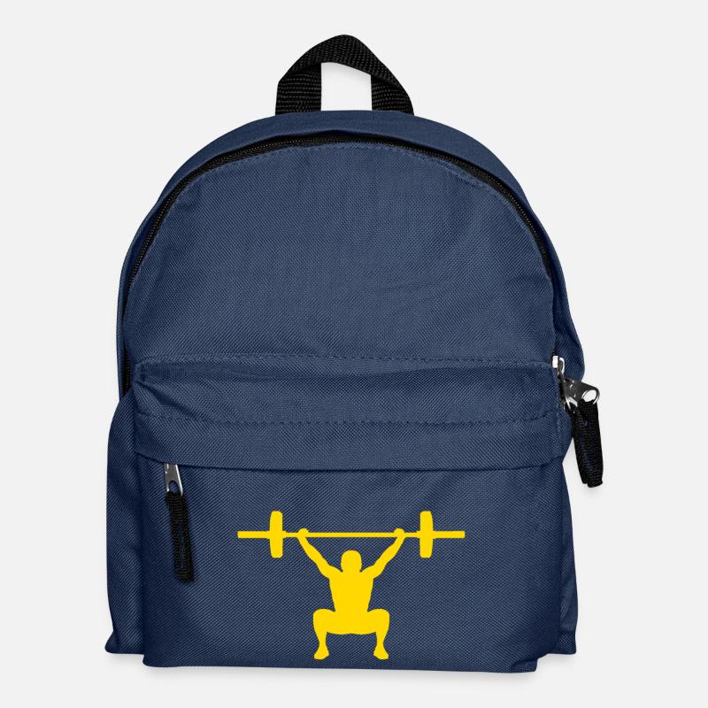 Arracher jaune - Sac à dos Enfant - bleu marine