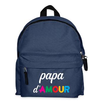 Love Daddy - Vatertag - Kinder Rucksack - Navy - Vorne