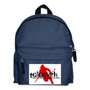 Free your heel and your mind will follow - Kinder Rucksack - Navy - Vorne