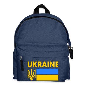 Ukraine - Kinder Rucksack - Navy - Vorne