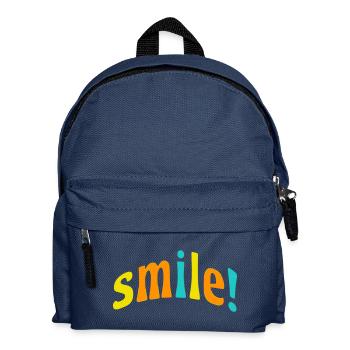 Smile! - Kids' Backpack - navy - Front