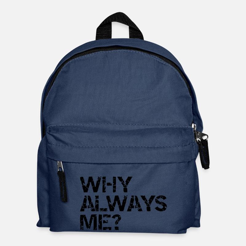 why always me? - Kids' Backpack - navy
