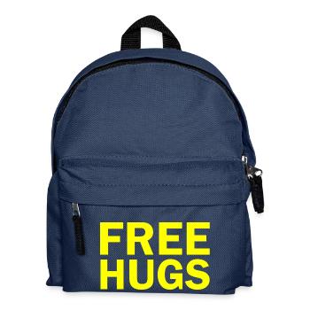 Free hugs - Kinder Rucksack - Navy - Vorne