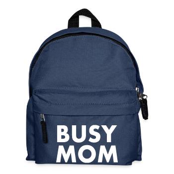 Busy mom - Kids' Backpack - navy - Front