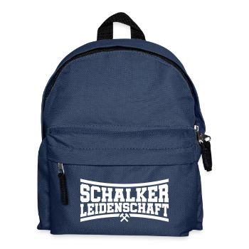 Schalker Leidenschaft Gelsenkirchen | Farbe ändern - Kinder Rucksack - Navy - Vorne
