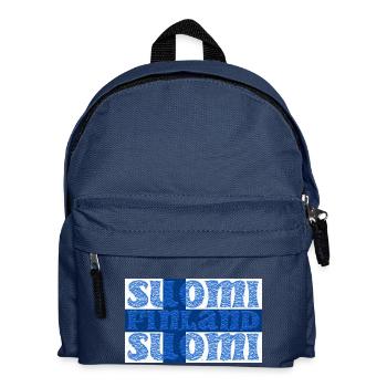 Finland Finland flag - Kids' Backpack - navy - Front