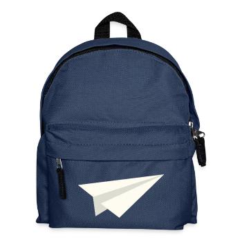 Classique d'avion de papier - Sac à dos Enfant - bleu marine - Devant