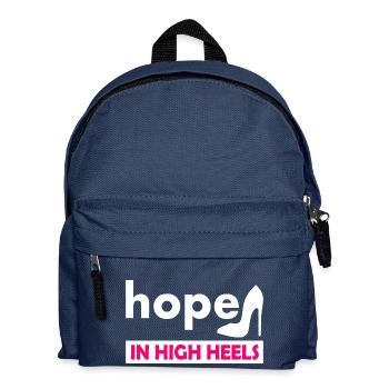 hope in high heels - Kids' Backpack - navy - Front