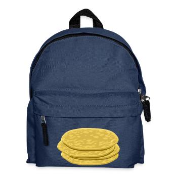 pancake pancakes crepes breakfast breakfast18 - Kids' Backpack - navy - Front