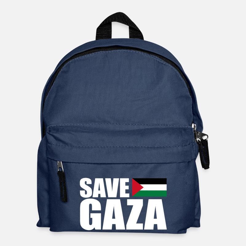 Save gaza - Kids' Backpack - navy