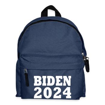 Joe biden 2024 - Kids' Backpack - navy - Front