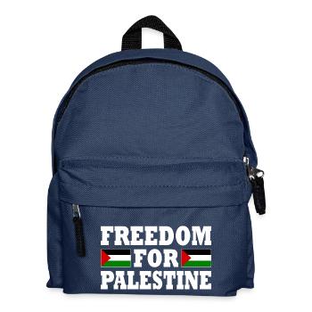 Freedom for palestine - Kids' Backpack - navy - Front