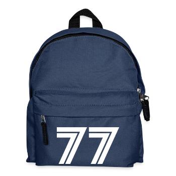 Numéro 77 - Sac à dos Enfant - bleu marine - Devant