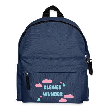 Little Miracle Baby Gift - Birth Gift - Kids' Backpack - navy - Front