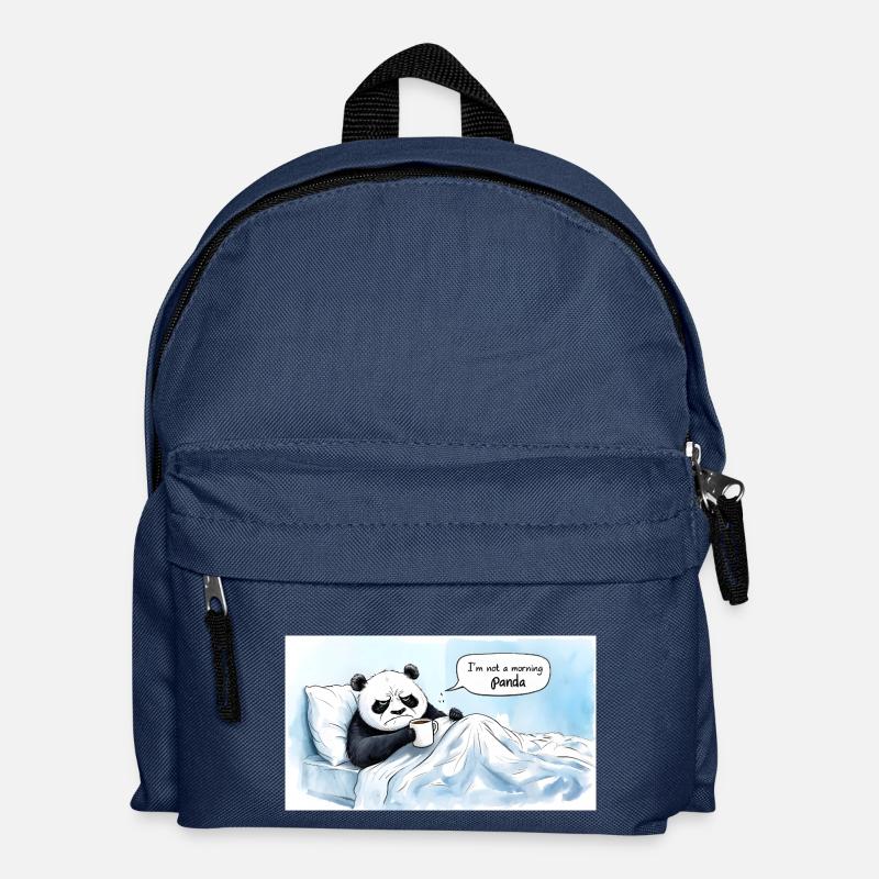 Morning Panda - Kids' Backpack - navy