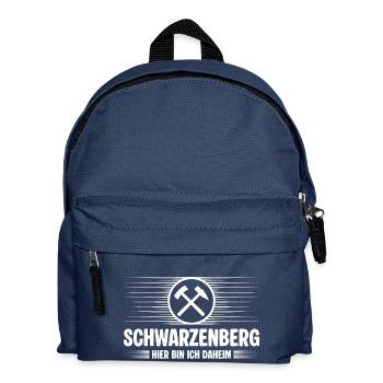 Schwarzenberg Erzgebirge - Kinder Rucksack - Navy - Vorne