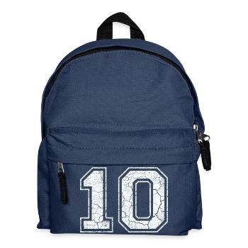 10 in white in the used look - Kids' Backpack - navy - Front