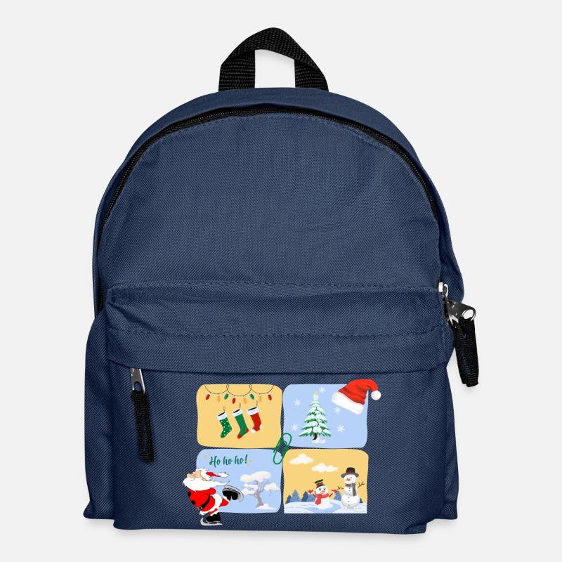 Santa Skate - Kids' Backpack - navy
