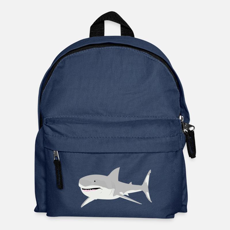 shark - Kids' Backpack - navy