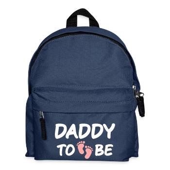 Daddy Father - Expecting Fathers Gifts Pregnant - Kids' Backpack - navy - Front
