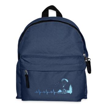 Gleitschirmfliegen - Gleitschirm - Kinder Rucksack - Navy - Vorne