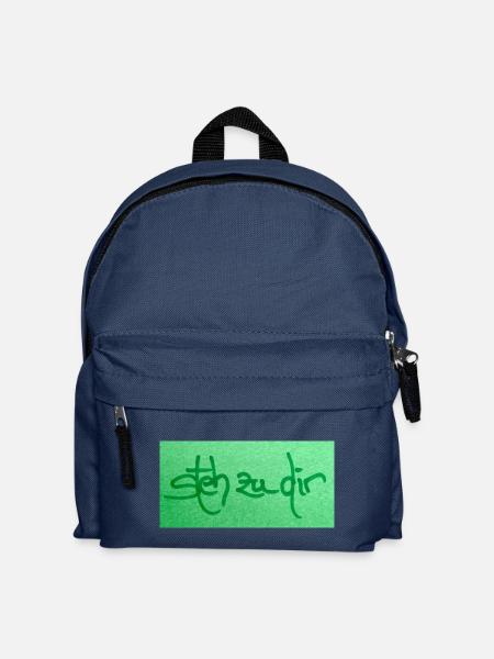 steh zu dir - Kinder Rucksack - Navy