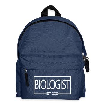 Biologiste Est. 2023 Étudiant diplômé en biologie - Sac à dos Enfant - bleu marine - Devant