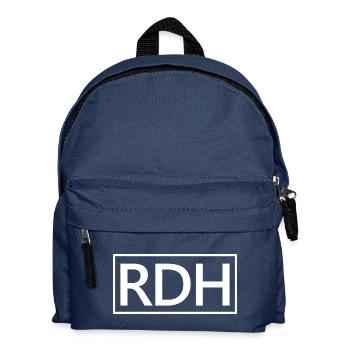 RDH fier cadeau d'hygiéniste dentaire enregistré - Sac à dos Enfant - bleu marine - Devant