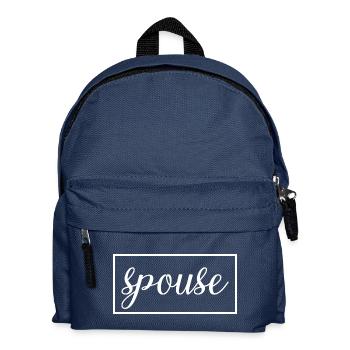 Couple jumelé conjoint hommes et femmes Jour de mariage - Sac à dos Enfant - bleu marine - Devant