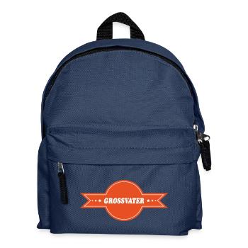 Großvater - Kinder Rucksack - Navy - Vorne