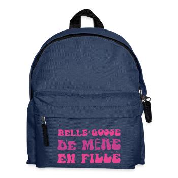 belle gosse de mère en fille - Sac à dos Enfant - bleu marine - Devant