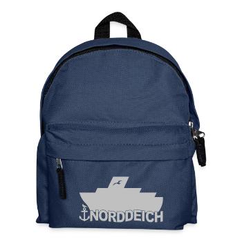 Ferry Norddeich Logo - Kids' Backpack - navy - Front