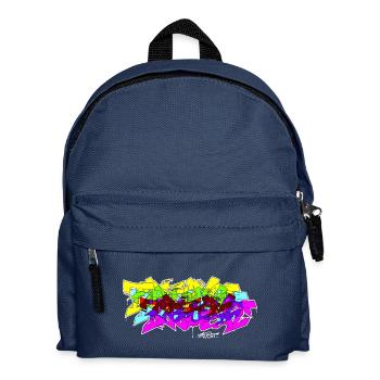 Spectrum Graffiti - Kids' Backpack - navy - Front