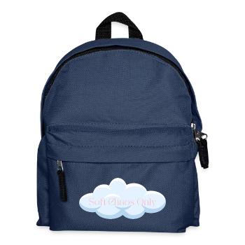 🦋 Soft Chaos Only – Pastel Soft Girl Summer Mood - Kids' Backpack - navy - Front