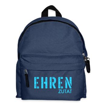 Ehrenzutat Beziehung - Kinder Rucksack - Navy - Vorne