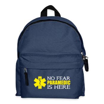 Paramedic Is Here - Kids' Backpack - navy - Front
